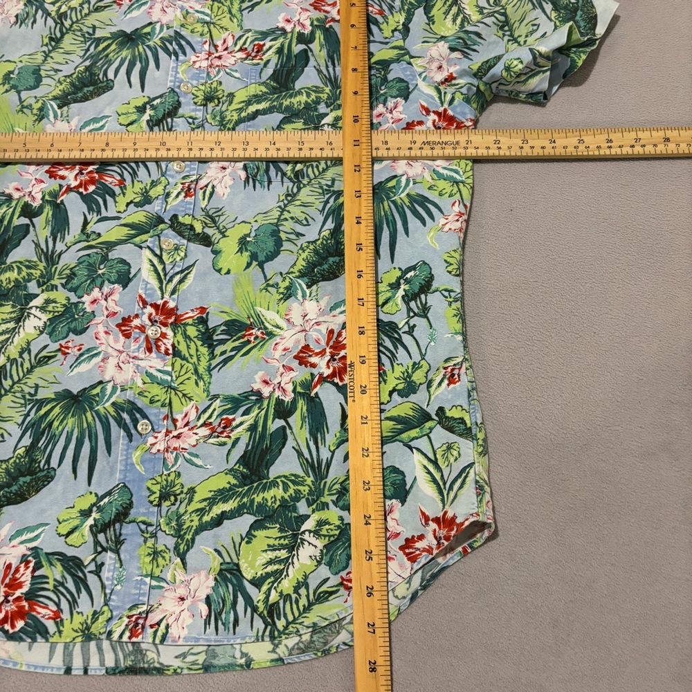Polo Ralph Lauren Hawaiian Shirts Mens Large Slim Fit Floral Summer Casual - Picture 2 of 6